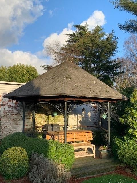 Ijzeren prieel hekwerk, Ophalen, Gebruikt, IJzer, Sierhekwerk