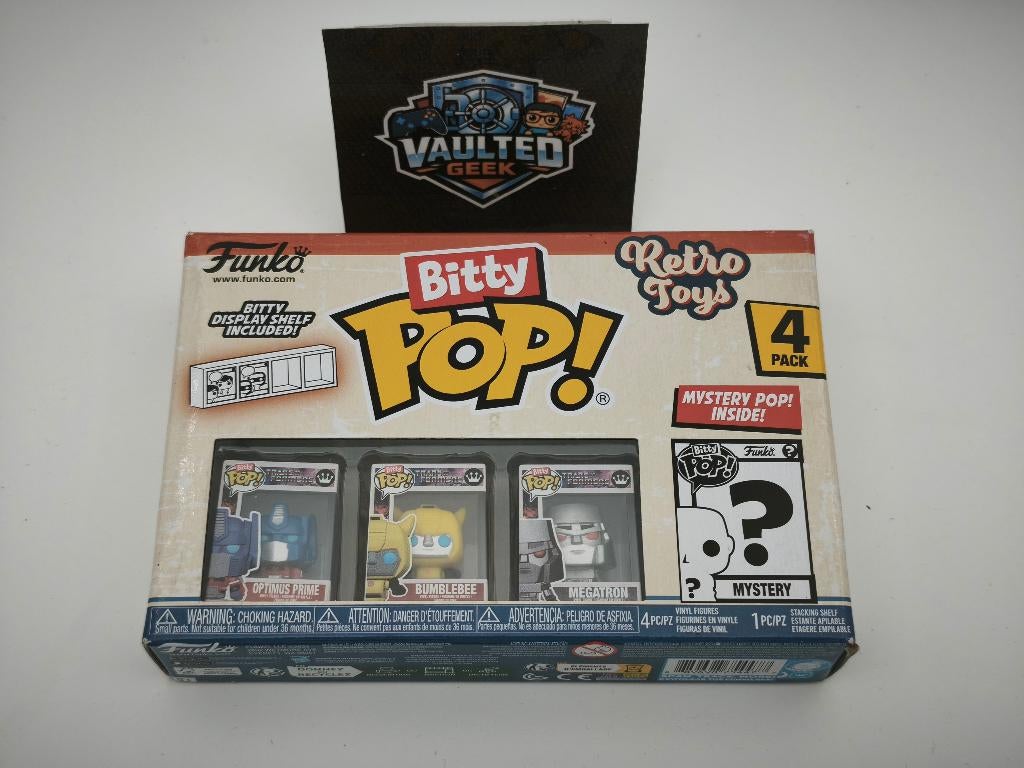 Funko Bitty Pop Transformers 4-Pack Optimus Prime, Enlèvement, Neuf