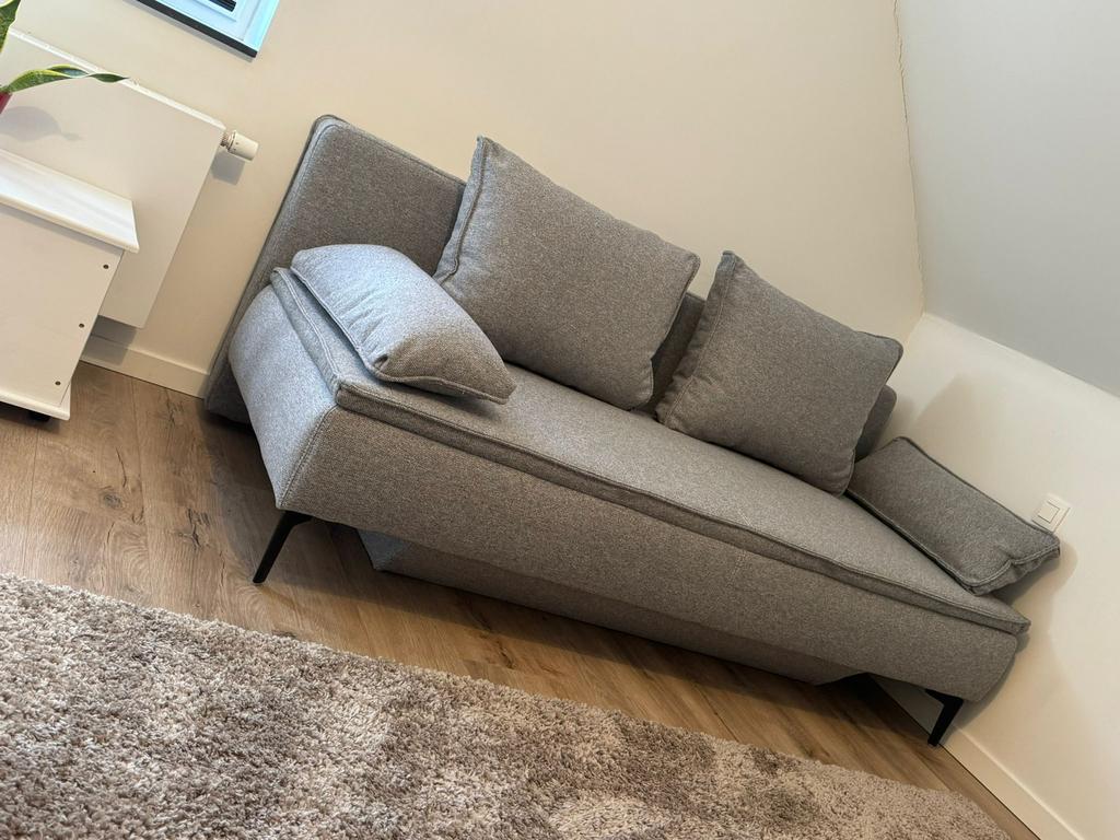 Zo goed als nieuwe Grijze Zetelbed van Weba, Maison & Meubles, Enlèvement, Comme neuf