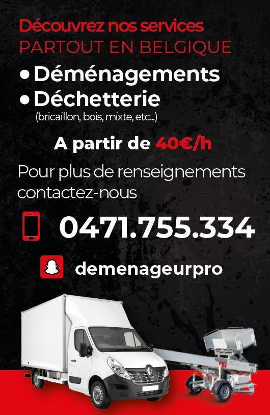 Demenagement Lift Van 20 m³ verhuizer ☎️ 0471755334 ☎️
