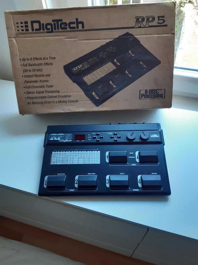 Gitaareffecten  digitech rp5, Ophalen