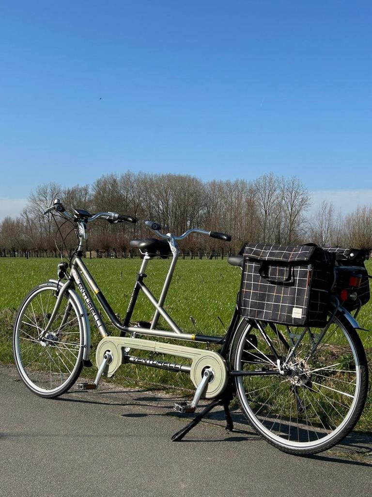 Elektrische tandem Venturelli in nieuwstaat, Ophalen