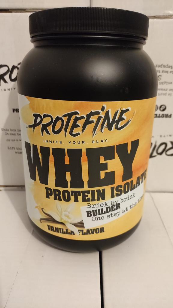 Whey Protéine Isolate Vanille 1kg, Enlèvement, Neuf, Poudre ou Boisson