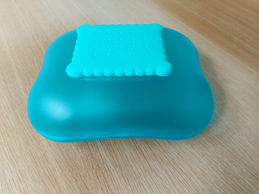 ALESSI Mary Biscuit koekendoos (groot) turquoise ALS NIEUW !, Huis en Inrichting, Keuken | Keukenbenodigdheden, Zo goed als nieuw