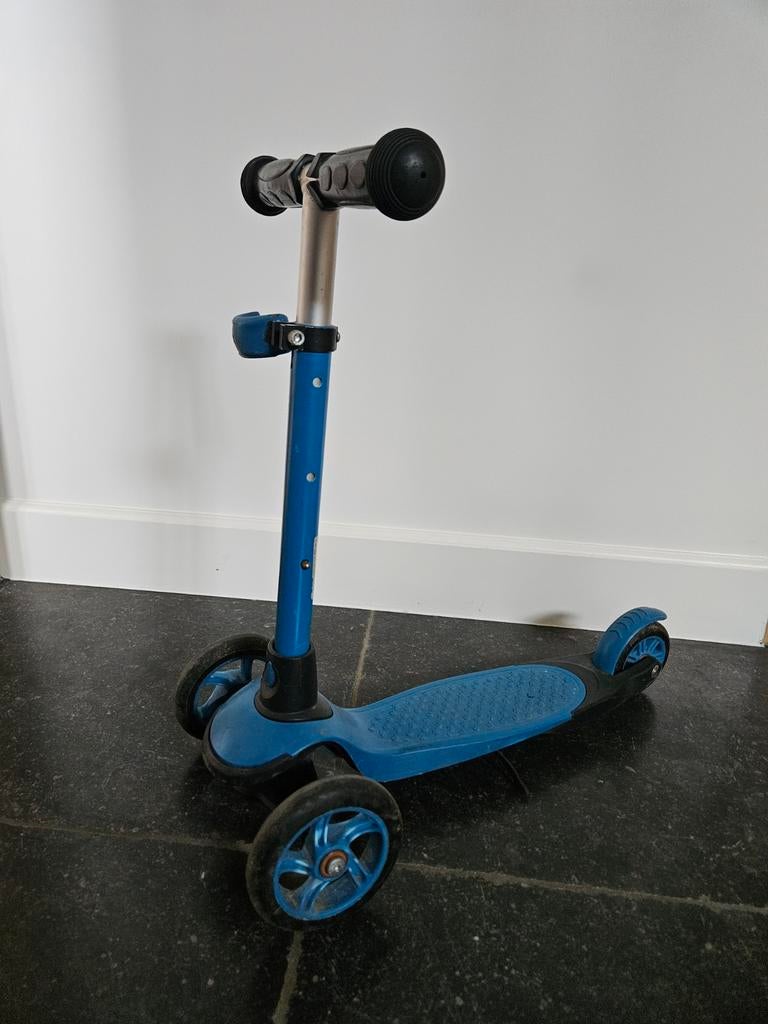 Step 3 wielen blauw, Fietsen en Brommers, Steps, Ophalen, Gebruikt, Gewone step