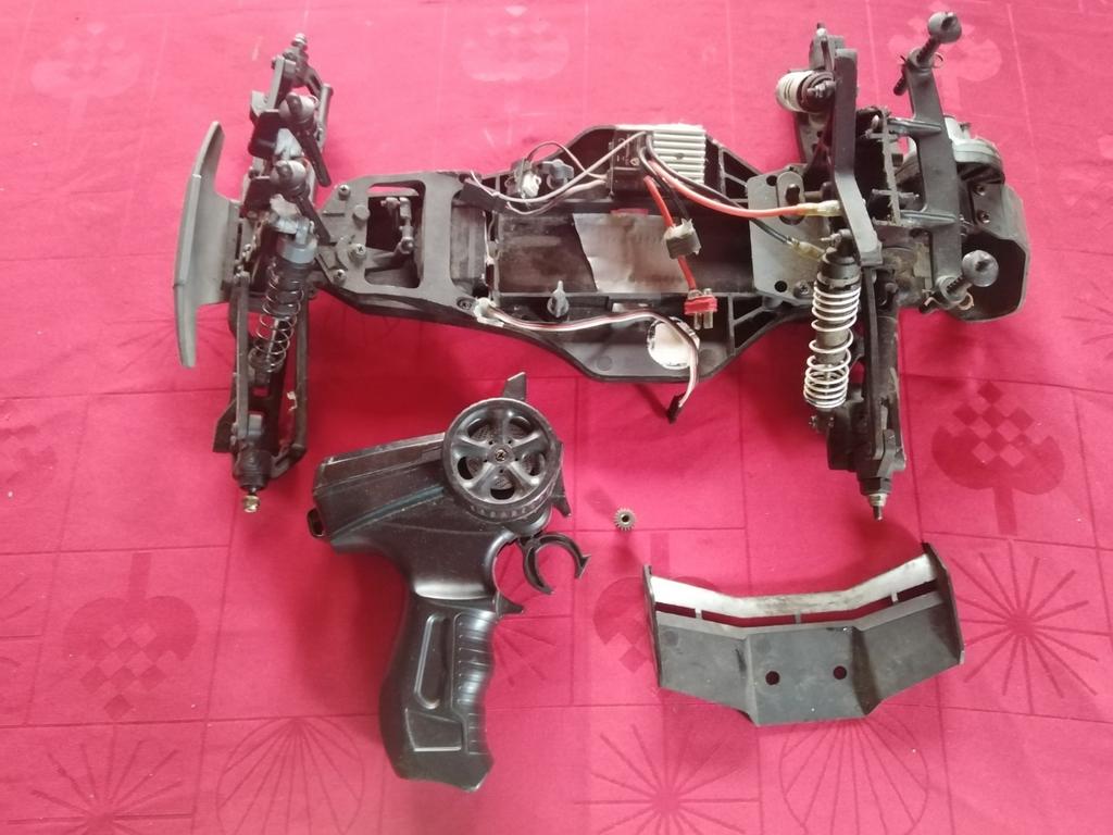 Buggy à châssis RC Ex Amp Tamiya, Enlèvement ou Envoi