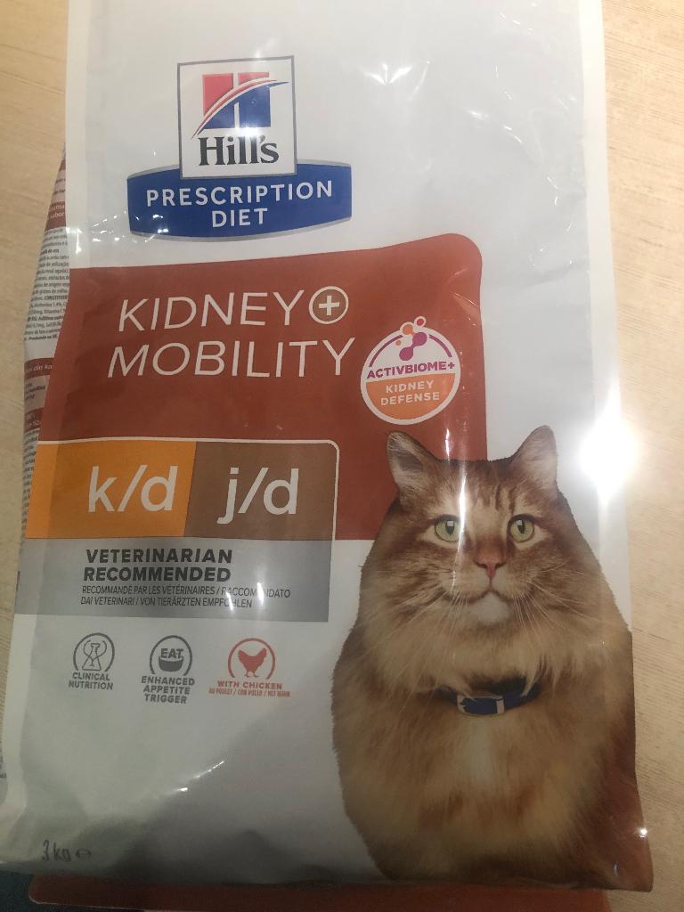 Hill’s prescription diet kidney + mobility 3 kg, Ophalen, Kat