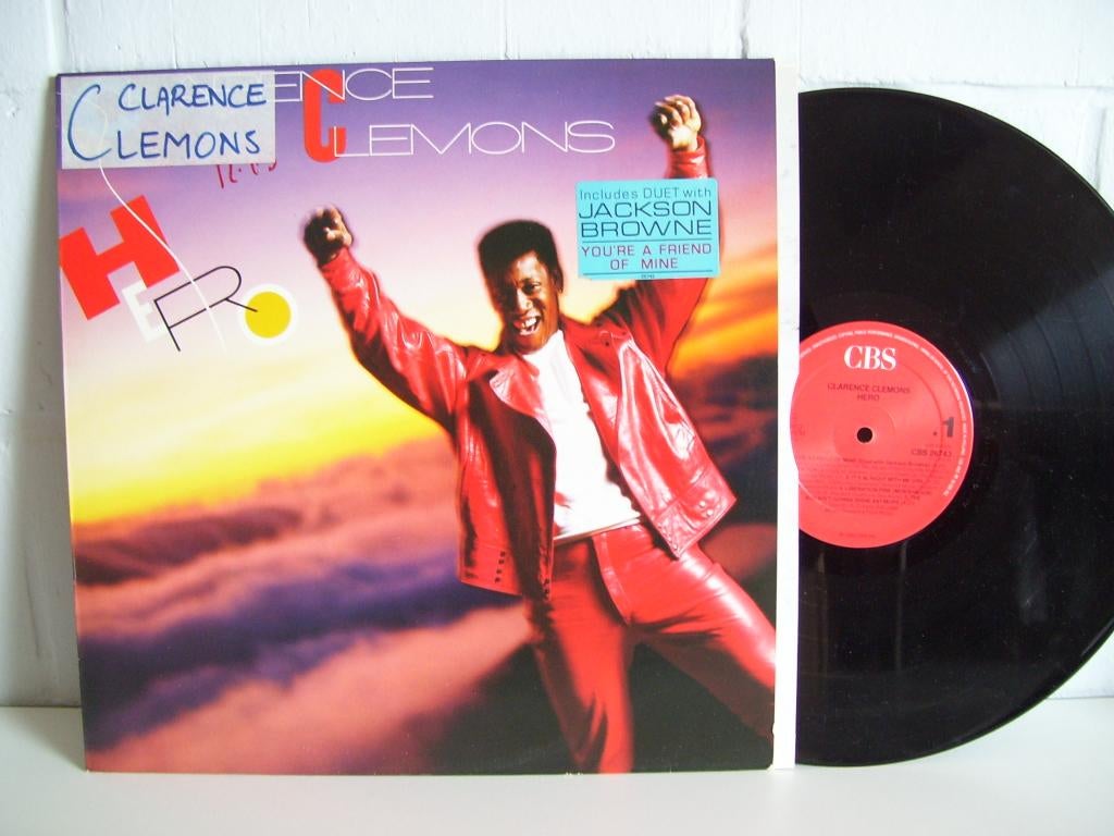 CLARENCE CLEMONS  hero, Enlèvement ou Envoi, Utilisé, 12 pouces, Pop rock