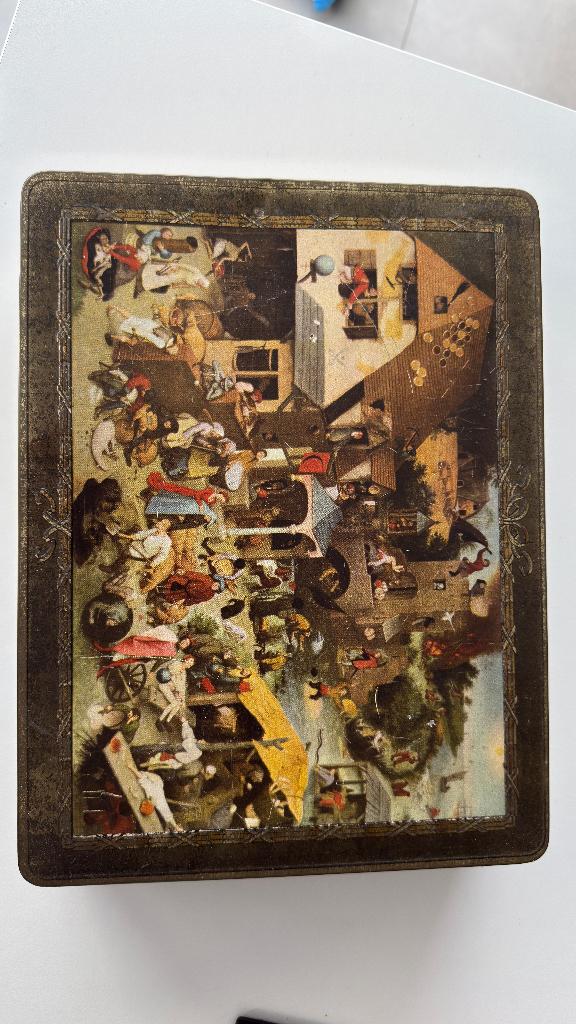 Vintage blik met afbeelding 'Spreekwoorden' - DBF, Collections, Enlèvement ou Envoi