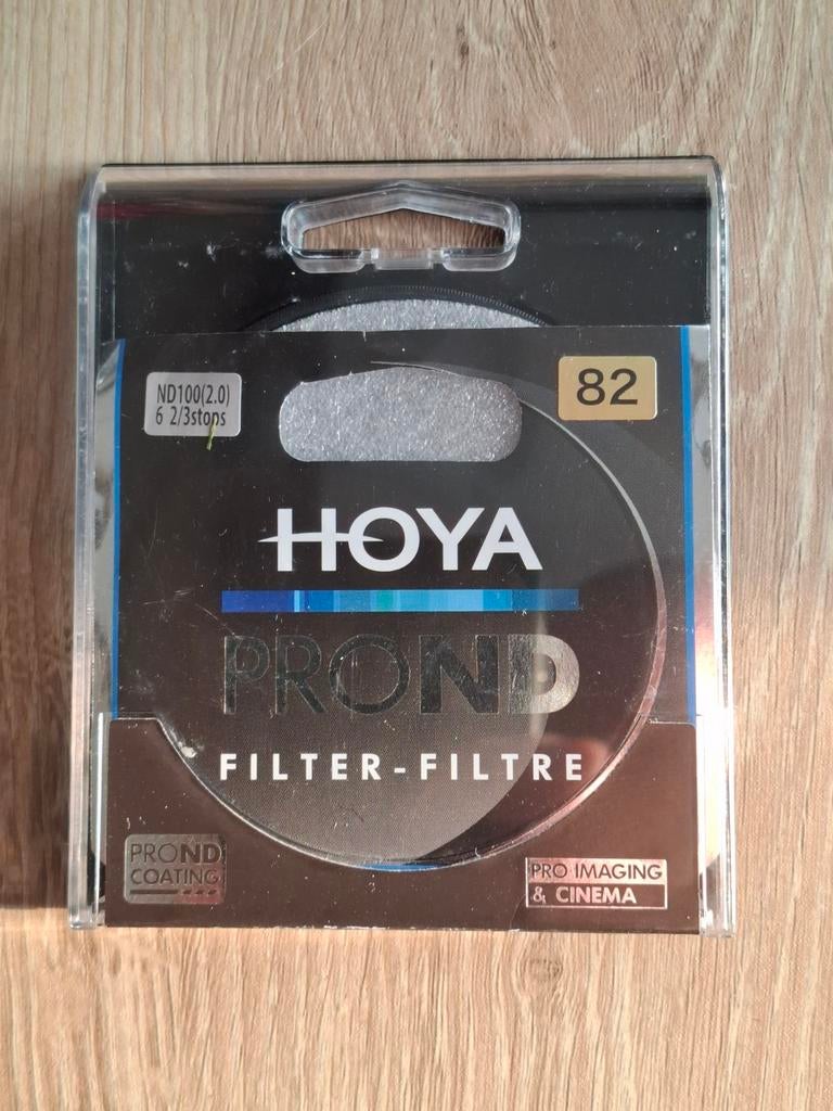 Filtre Hoya PROND 82 ND100 2.0 6 2/3 arrêts Pro ND 82 mm, TV, Hi-fi & Vidéo, Enlèvement ou Envoi, Comme neuf, 80 mm ou plus, Autres marques