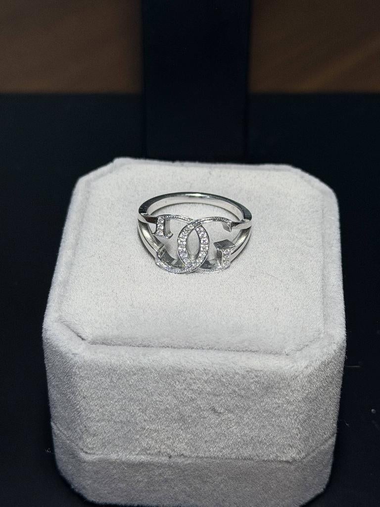 Bague Neuve GG Diamants Naturels OR 18k Certificat, Bijoux, Sacs & Beauté, Bagues, Neuf, Or, Plus petit que 17, Or