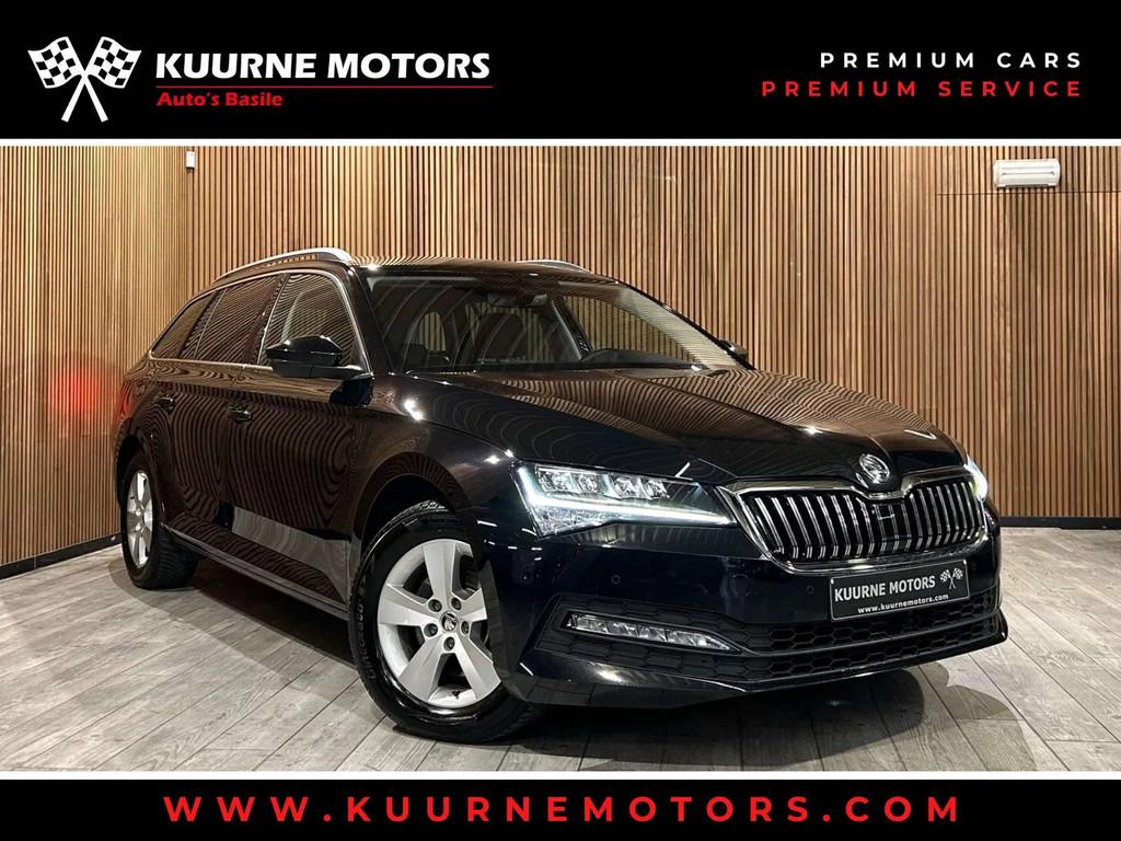 Skoda Superb Combi 2.0 TDI DSG Led/Cam/Pdc/Gps/Bt *1j garant, Autos, Skoda, 1968 cm³, Noir, 5 portes, Tissu