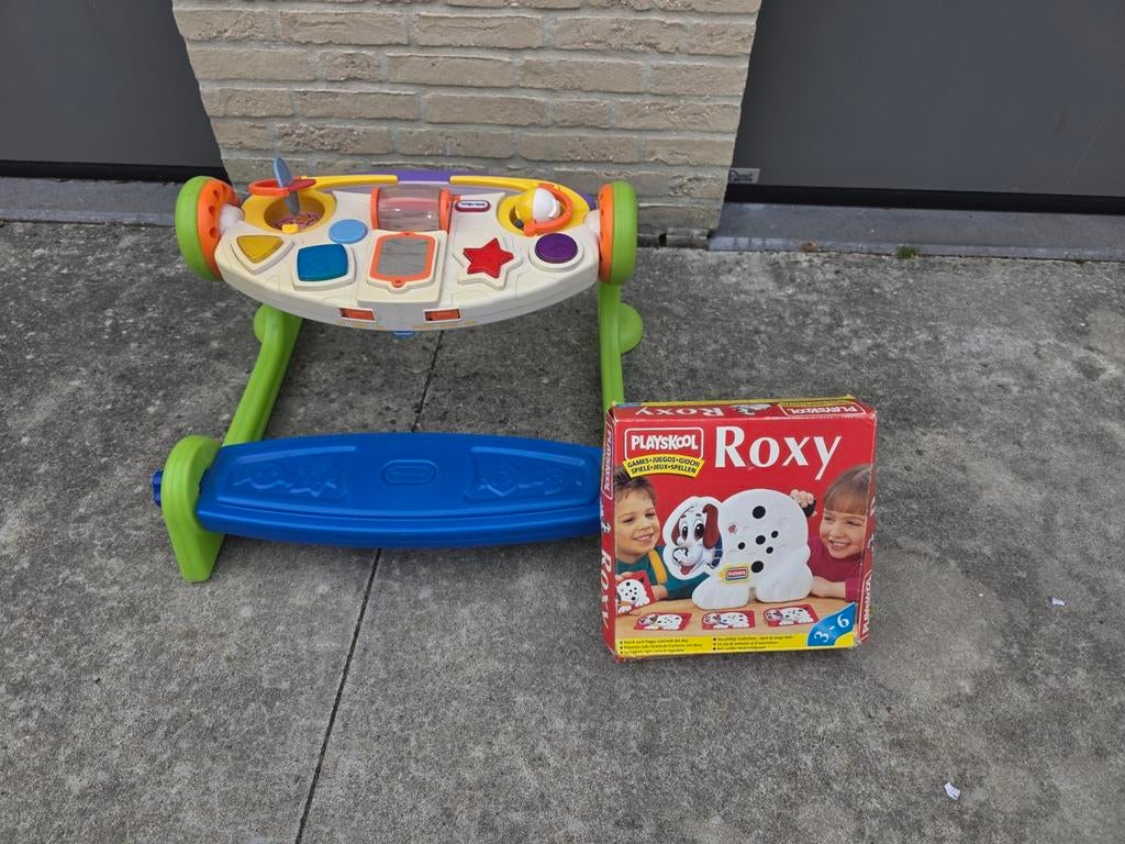 Déambulateur pour bébés + table d'activités + jeu Playskool, Enfants & Bébés, Enlèvement, Utilisé