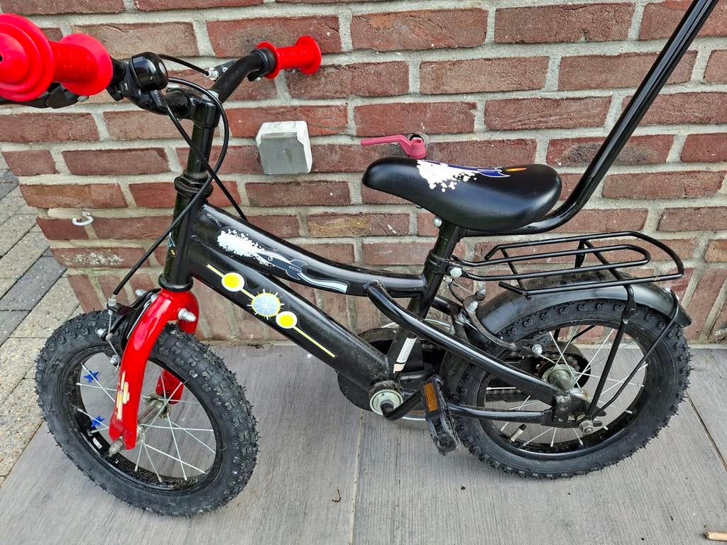 14 inch kinderfiets met zijwielen, Fietsen en Brommers, Ophalen