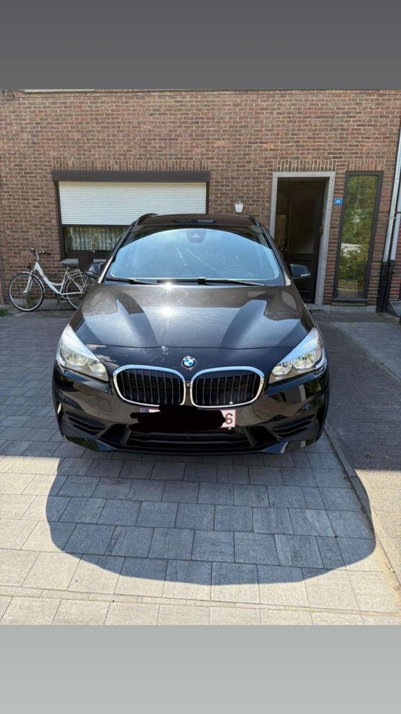 Bmw 220d Grand tourer 7 plaats, Auto's, BMW, Automaat, Zwart, Bedrijf, Diesel