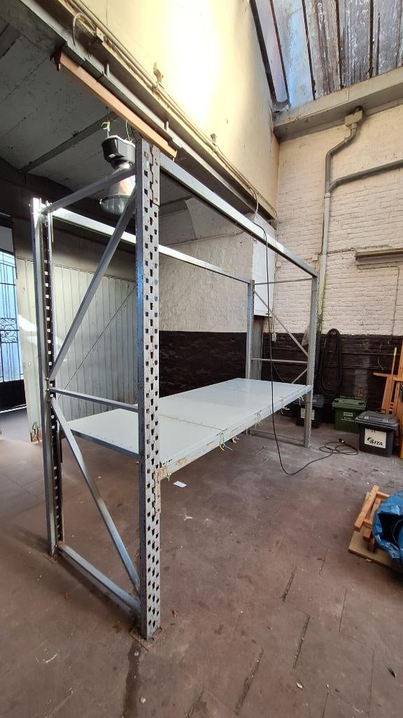 Rack industriel H240 x L300 x P100 cm, Zakelijke goederen, Kantoor en Winkelinrichting | Magazijn, Stelling en Opslag, Ophalen