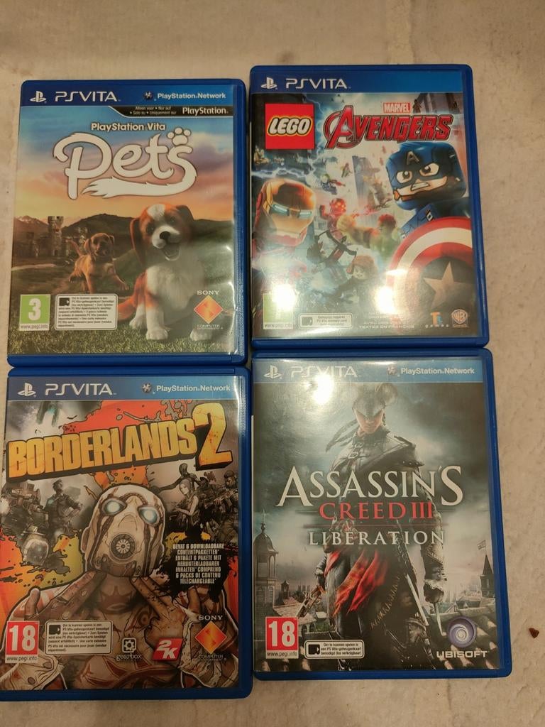 4 psvita-spellen, Games en Spelcomputers, Ophalen of Verzenden