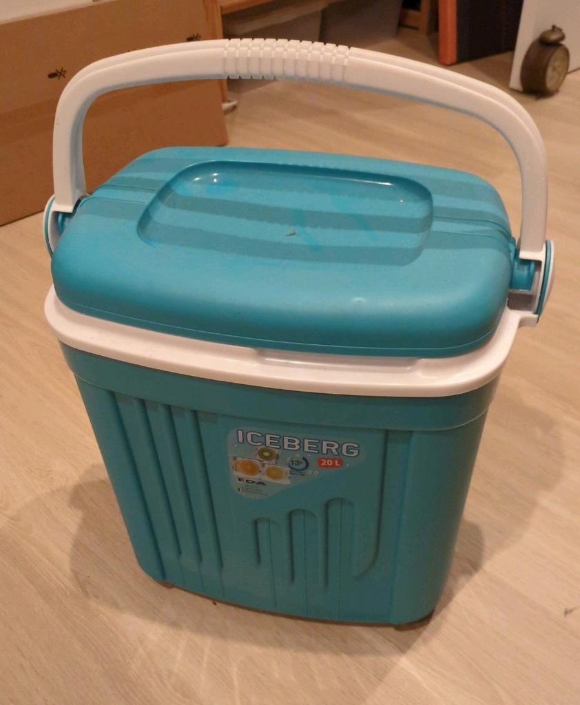 Koelbox met koelelementen, Caravanes & Camping, Glacières, Enlèvement, Comme neuf, Glacières, Élément de refroidissement