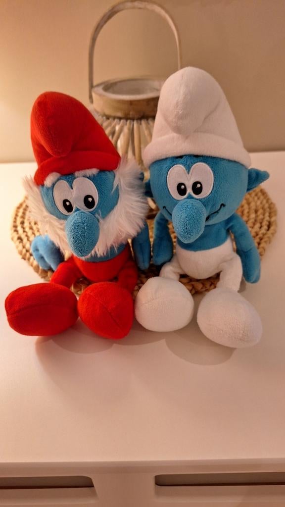 Twee knuffels Smurfen, Verzamelen, Ophalen of Verzenden, Zo goed als nieuw