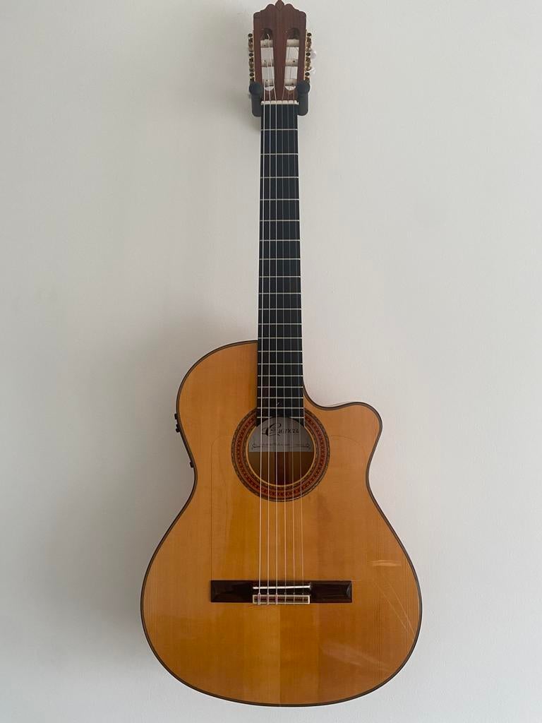 Flamenco gitaar thinbody - cuenca 7fc ct e2, Enlèvement, Utilisé