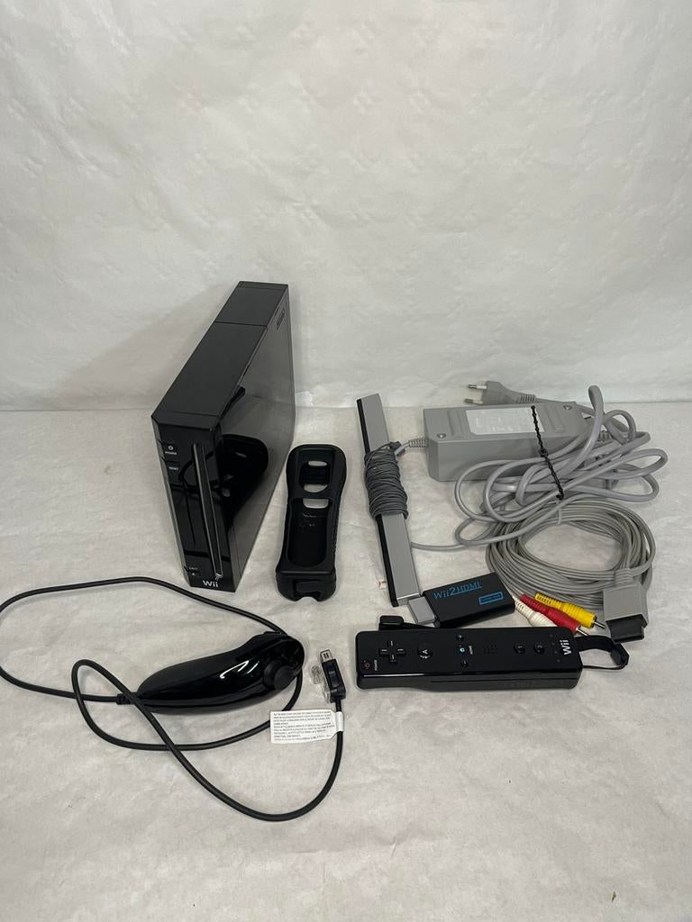 Console Wii noire, Consoles de jeu & Jeux vidéo, Enlèvement ou Envoi, Utilisé