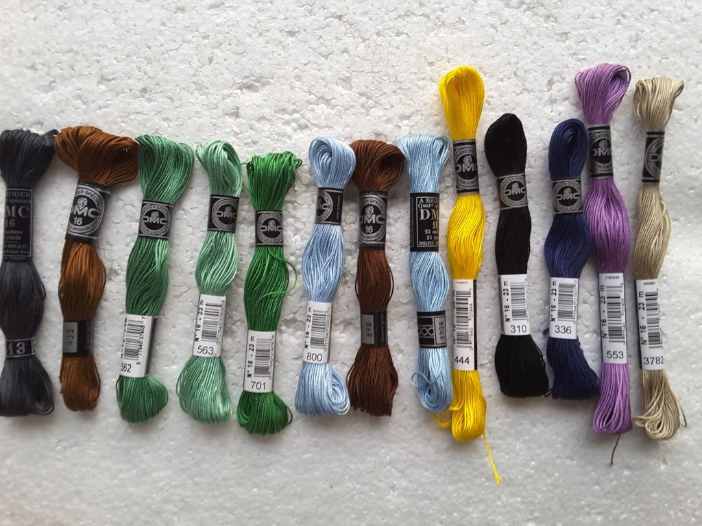 DMC borduurkatoen nr. 16 - 23 m, Hobby en Vrije tijd, Borduren en Borduurmachines, Ophalen of Verzenden, Nieuw, Handborduren, Borduurgaren of Zijde