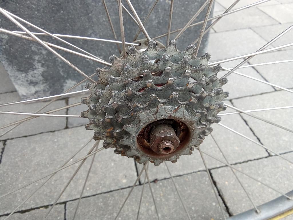 Retro wielen Mavic 6 speed, Fietsen en Brommers, Fietsonderdelen, Ophalen of Verzenden, Gebruikt, Wiel, Mavic