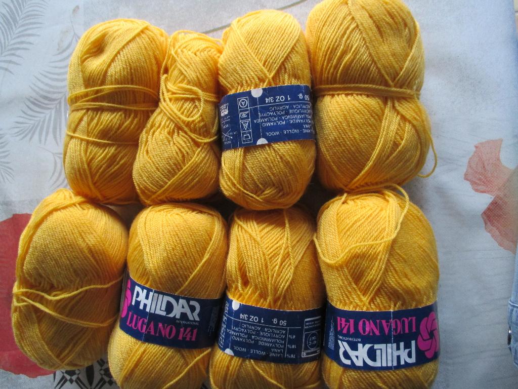 breiwol geel 8 bollen, Ophalen of Verzenden, Nieuw, Breien of Haken, Wol of Garen