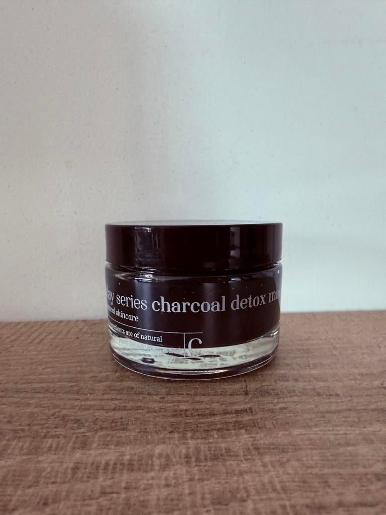 Rainpharma NIEUW Clay series charcoal detox mask 50ml, Enlèvement ou Envoi, Neuf, Tout le visage, Soins