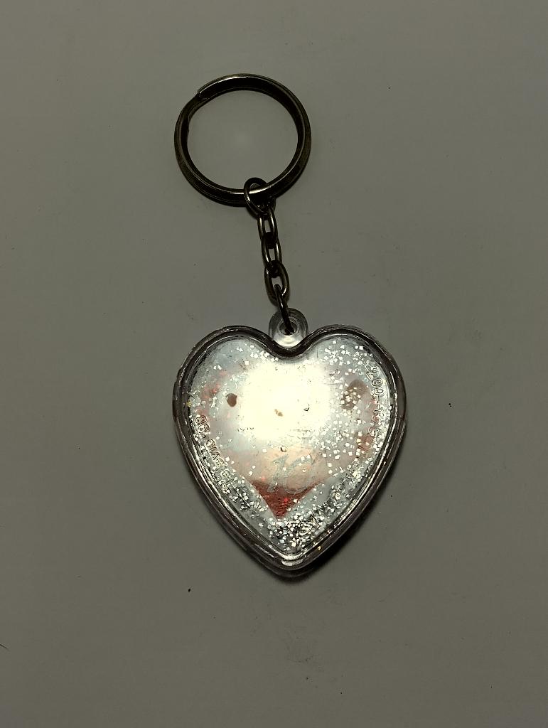 Porte clé Coeur Télévie 10 ans vintage 1980-1990, Enlèvement, Utilisé, Autres types