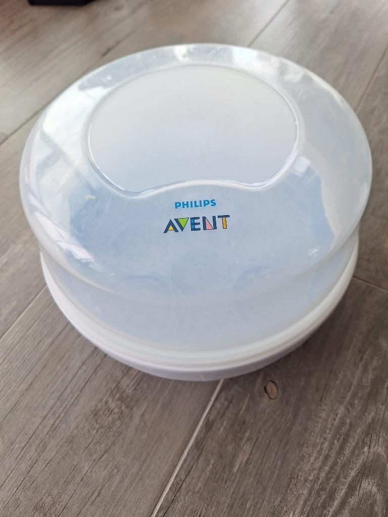 Philips Avent Sterilisator microgolf babyflessen ea, Ophalen of Verzenden, Zo goed als nieuw, Sterilisator