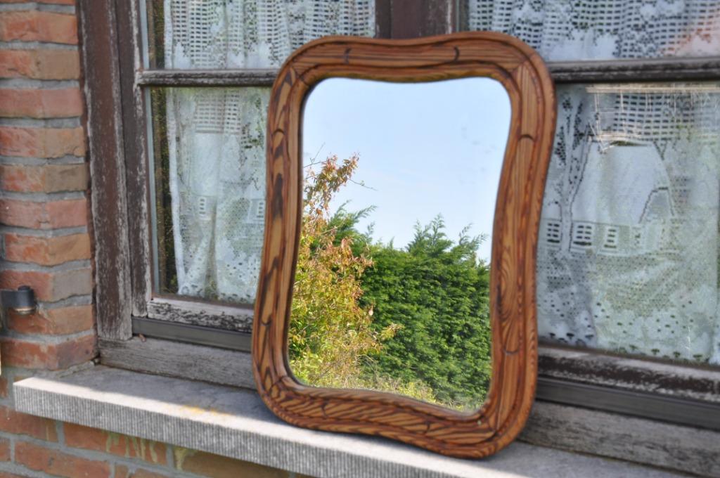 miroir tour cintré en chene, Maison & Meubles, Accessoires pour la Maison | Miroirs, Enlèvement ou Envoi, Moins de 100 cm, Utilisé