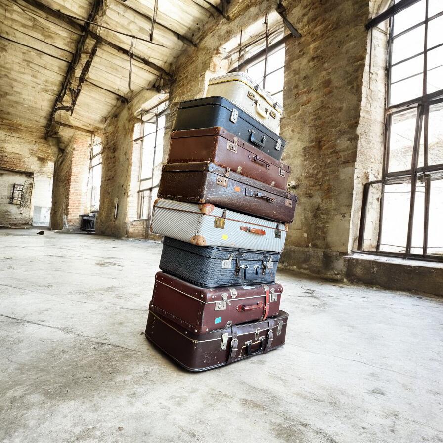 Vintage koffer / reistas / valies, Antiek en Kunst, Ophalen of Verzenden