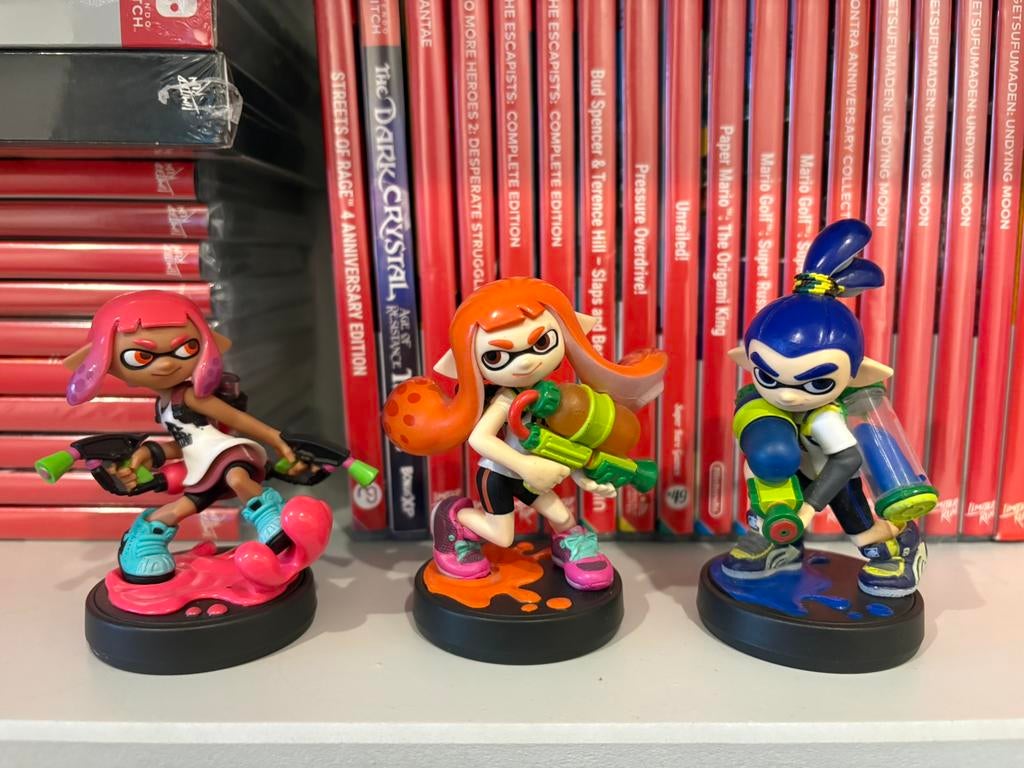 3 x Splatoon Amiibo's, Games en Spelcomputers, Games | Nintendo Switch, Zo goed als nieuw, Ophalen of Verzenden
