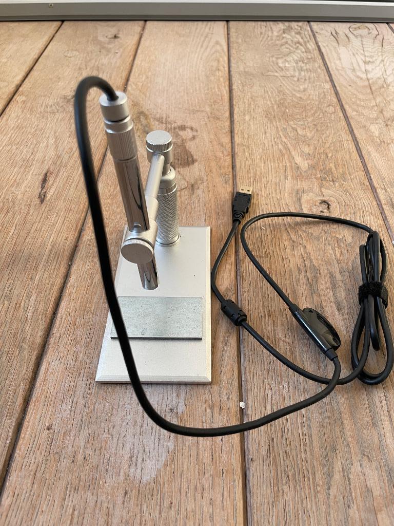 Digitale USB Microscoop, Audio, Tv en Foto, Optische apparatuur | Microscopen, Zo goed als nieuw, Biologische microscoop, Minder dan 400x