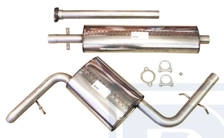 Volvo Uitlaatset RVS V70ll(N) 2.4 2000-2004 140-170 pk Volvo, Ophalen of Verzenden, Nieuw