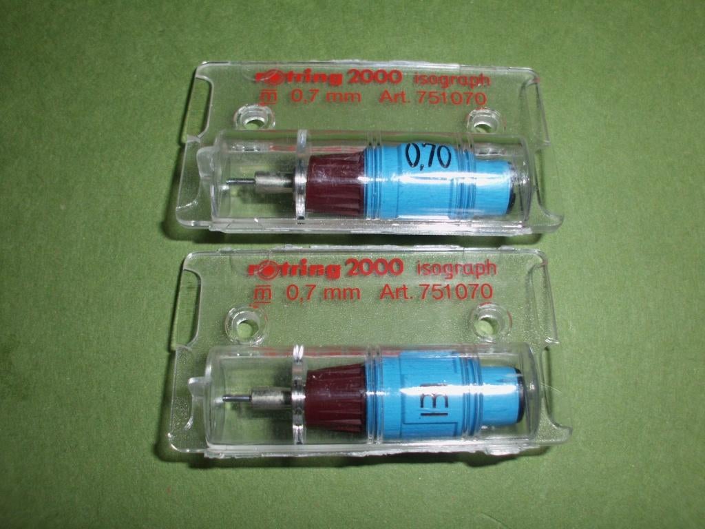 Rotring pen Isograph Art.751070-07mm-2st, Ophalen, Nieuw