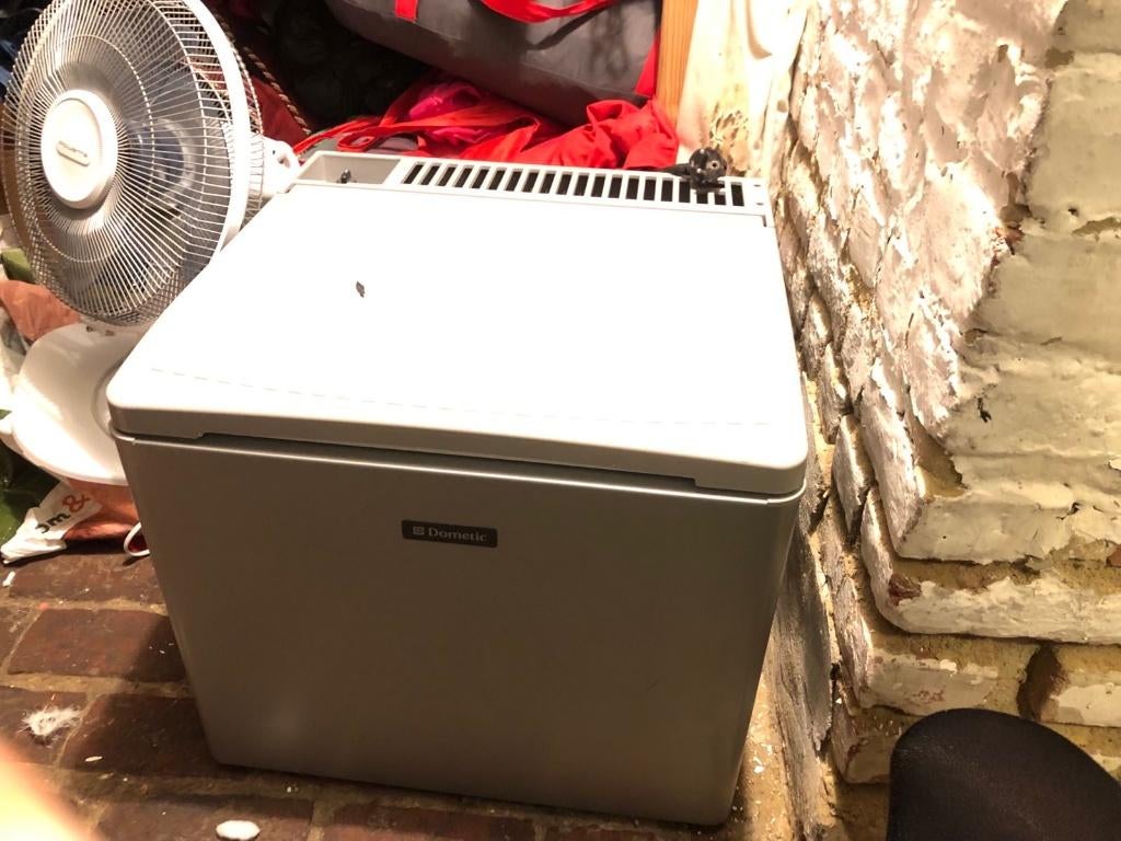 Réfrigérateur Dometic Trimixte 40L, Caravanes & Camping, Enlèvement, Utilisé, Glacières, Électrique