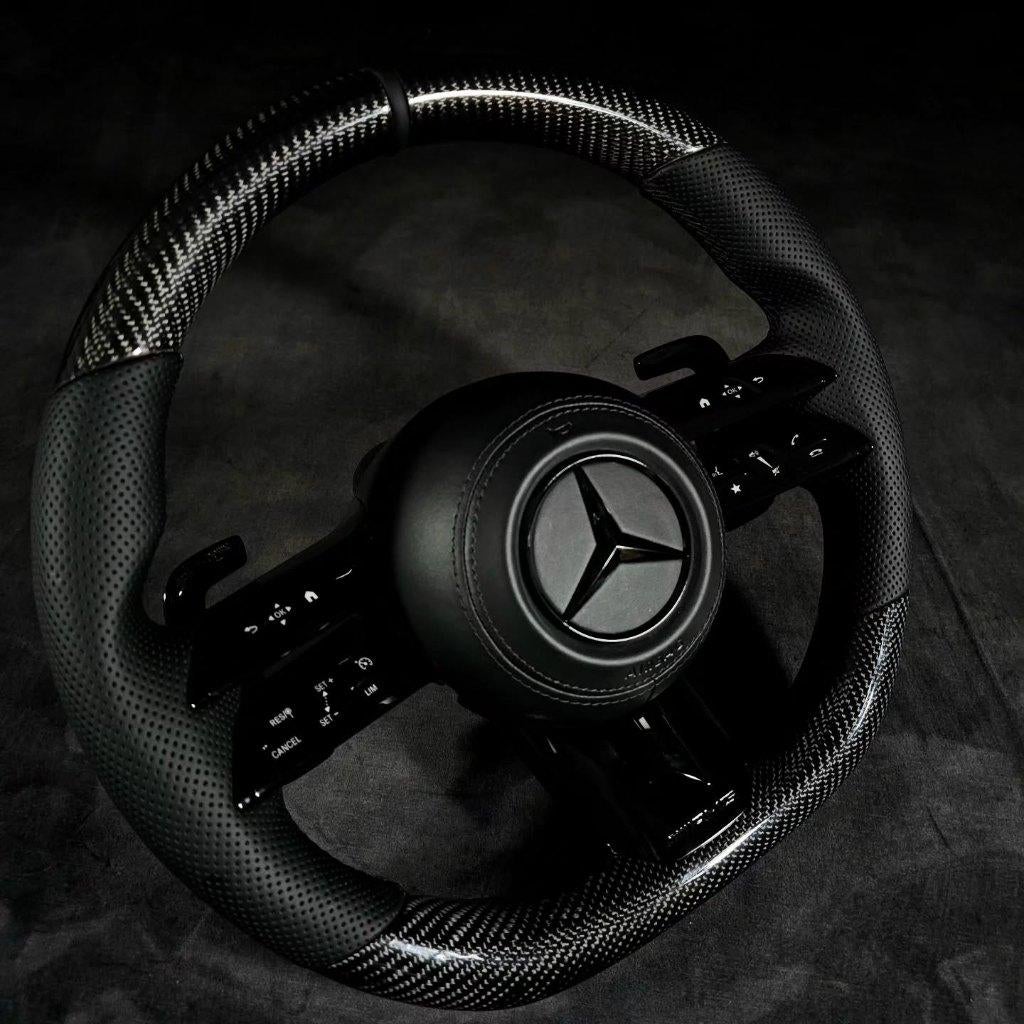 Volant Mercedes Dragonfly AMG Upgrade noir sur noir, Enlèvement ou Envoi, Neuf, Mercedes-Benz