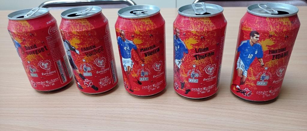 Coca Cola blikjes voetbal, Ophalen of Verzenden