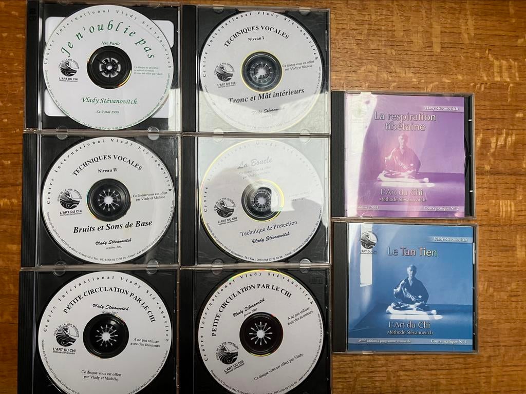 8 cd's. Tai-ji Quan- en Chi-technieken., Ophalen, Gebruikt