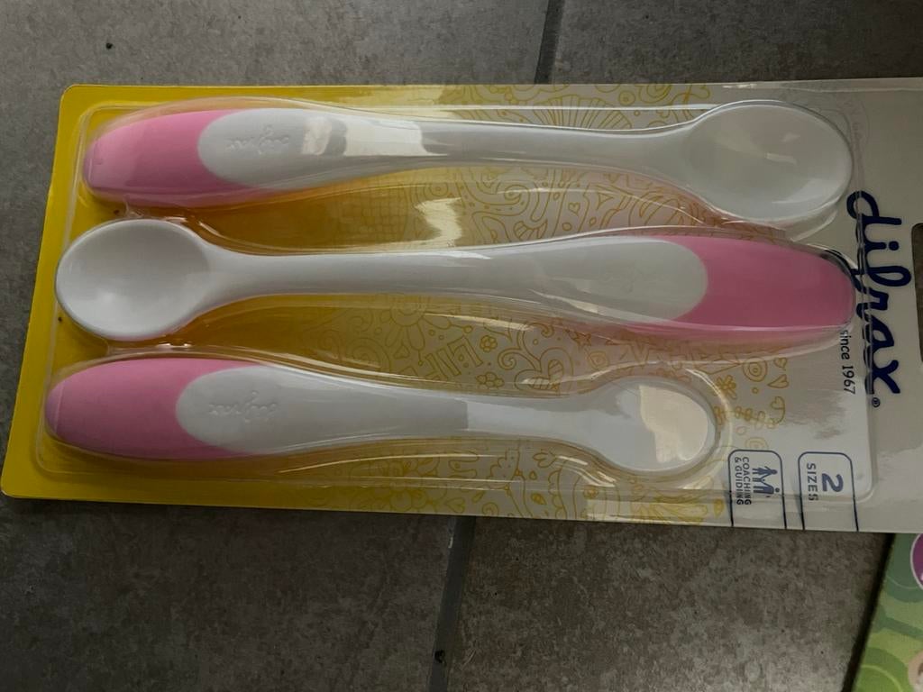 Lepeltjes baby nüby and difrax, Kinderen en Baby's, Babyvoeding en Toebehoren, Ophalen of Verzenden, Nieuw