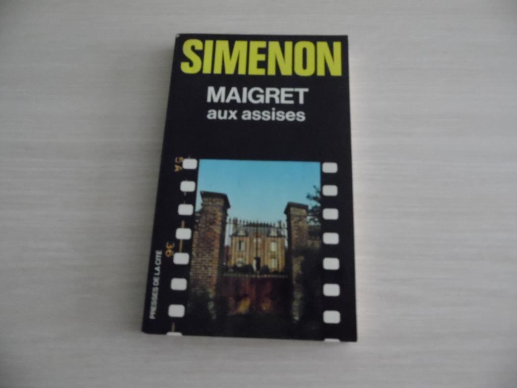 MAIGRET AUX ASSISES       SIMENON, Ophalen of Verzenden, Zo goed als nieuw, Georges Simenon