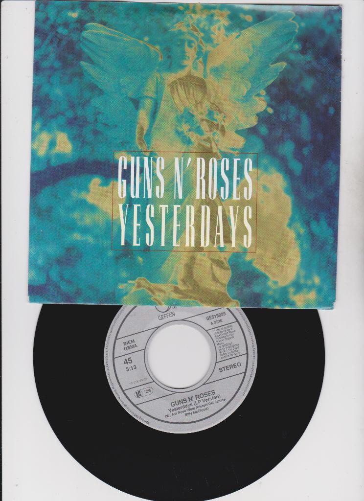 Guns N' Roses – Yesterdays 1992   Hard Rock, Enlèvement ou Envoi, Single, Comme neuf, 7 pouces