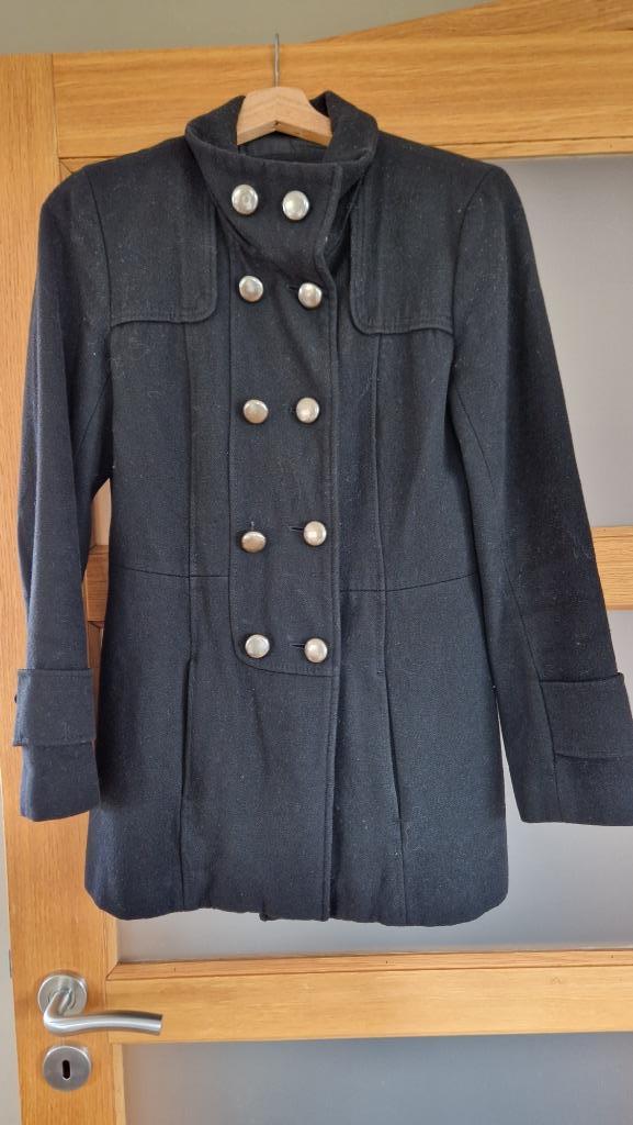 Un manteau marque esprit, Vêtements | Femmes, Vestes | Hiver, Taille 36 (S), Enlèvement, Porté, Noir