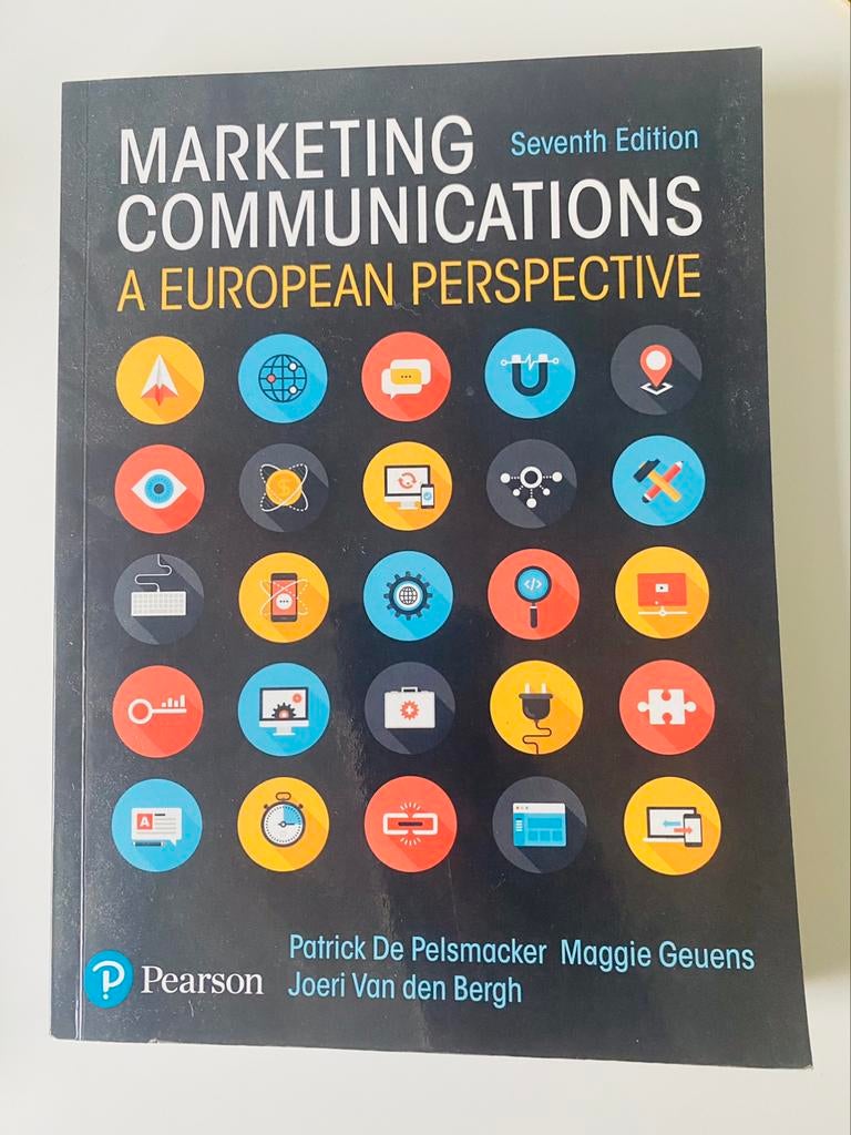 Marketing communications a european perspective 7th Pearson, Ophalen of Verzenden, Zo goed als nieuw