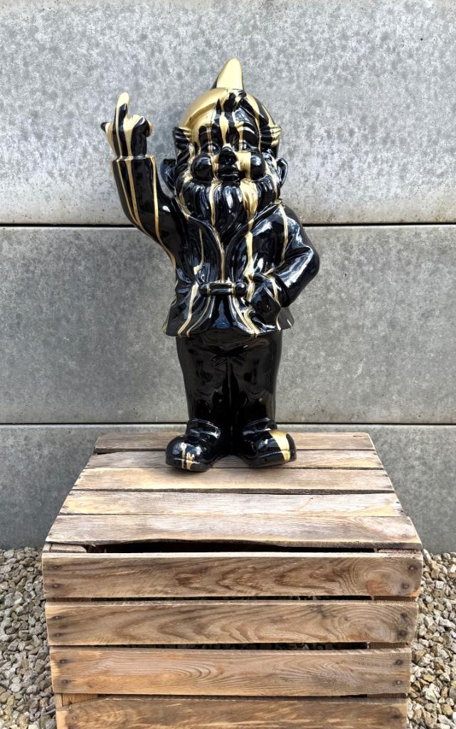 Beeld Fuck you kabouter H68 cm / verschillende Kleuren., Verzamelen, Beelden en Beeldjes, Ophalen, Nieuw, Overige typen