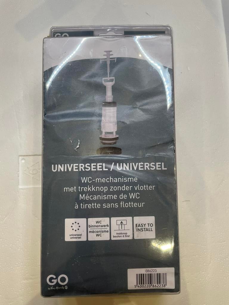 Wc machiniste met trekknop zonder vlotter, Doe-het-zelf en Bouw, Ophalen, Nieuw