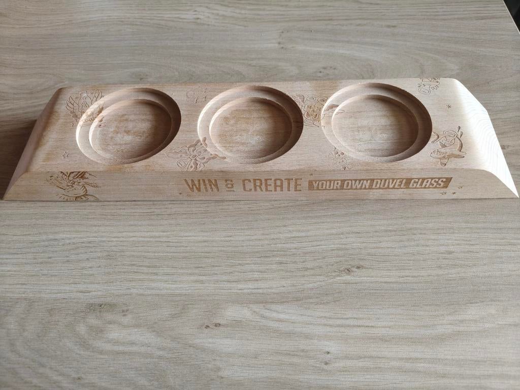Duvel win and create presentatie houtje display, Enlèvement ou Envoi, Duvel
