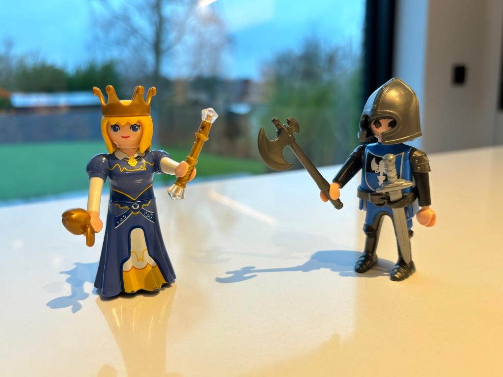 Playmobil (Princess) - Princesse et Chevalier, Enlèvement, Comme neuf, Playmobil en vrac